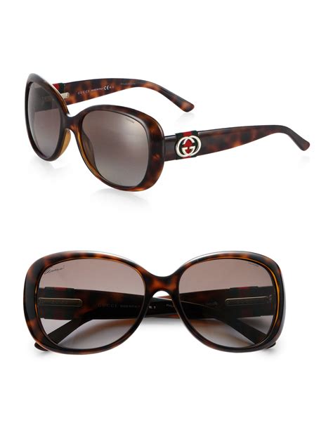 gucci vintage round sunglasses.